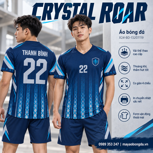 Áo bóng đá x24sport Crystal Roar