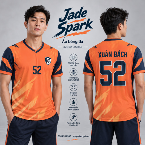 Áo bóng đá x24sport Jade Spark