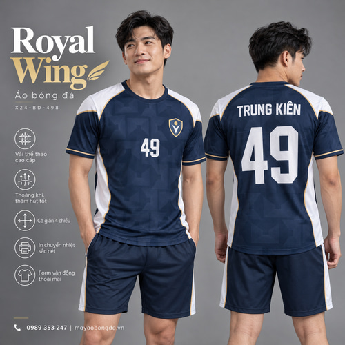 Áo bóng đá x24sport Royal Wing