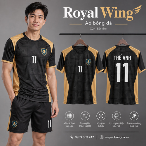 Áo bóng đá x24sport Royal Wing