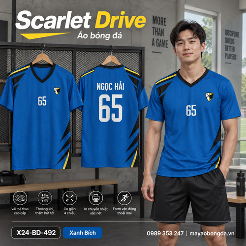 Áo bóng đá x24sport Scarlet Drive