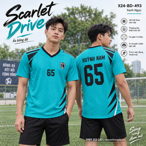 Áo bóng đá x24sport Scarlet Drive