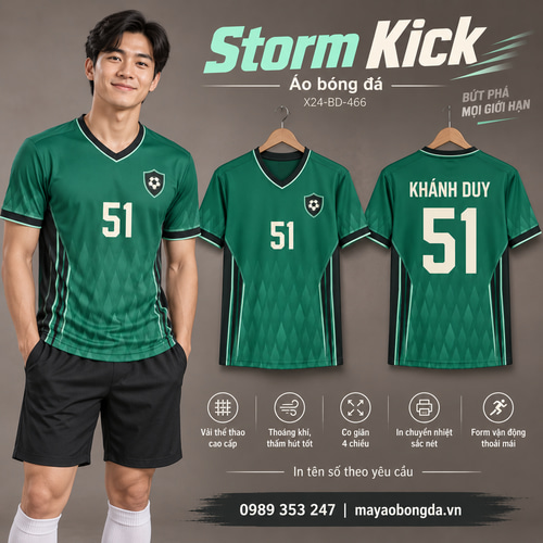 Áo bóng đá x24sport Storm Kick