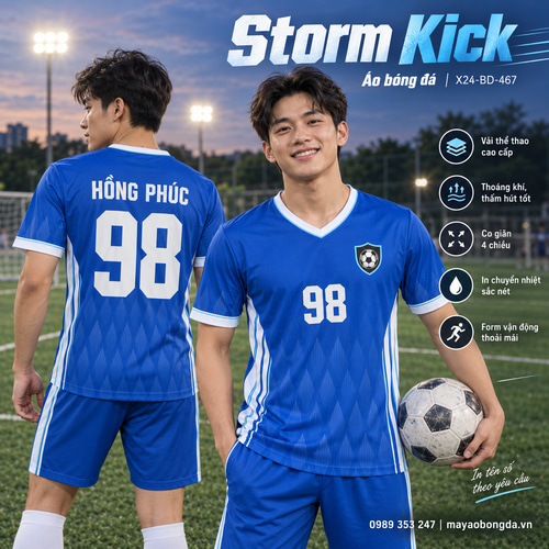 Áo bóng đá x24sport Storm Kick