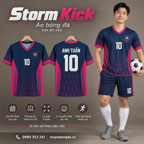 Áo bóng đá x24sport Storm Kick