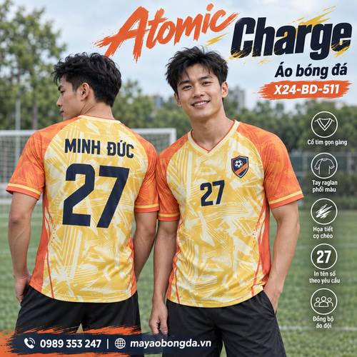 Áo bóng đá x24sport Atomic Charge