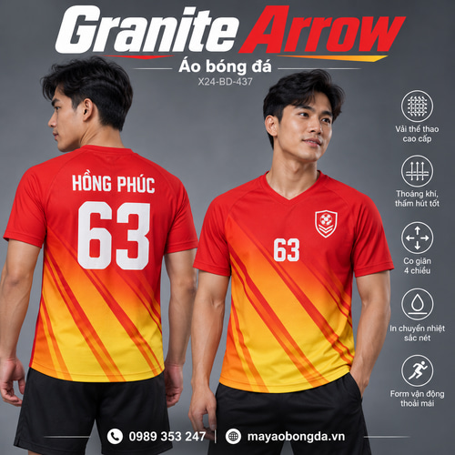 Áo bóng đá x24sport Granite Arrow