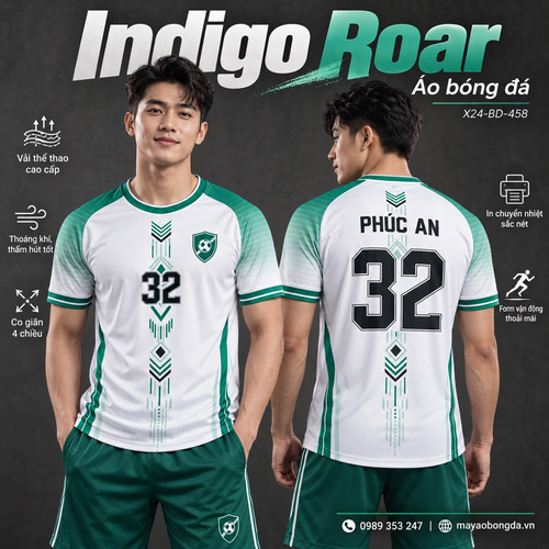 Áo bóng đá x24sport Indigo Roar