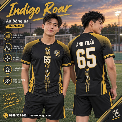 Áo bóng đá x24sport Indigo Roar