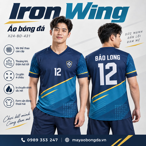 Áo bóng đá x24sport Iron Wing
