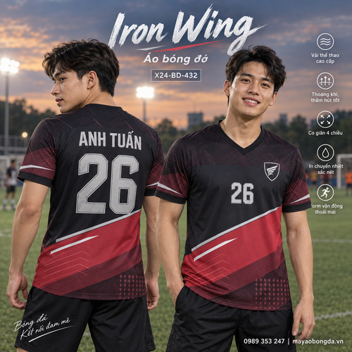 Áo bóng đá x24sport Iron Wing