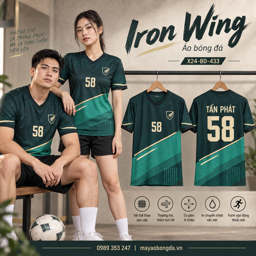 Áo bóng đá x24sport Iron Wing