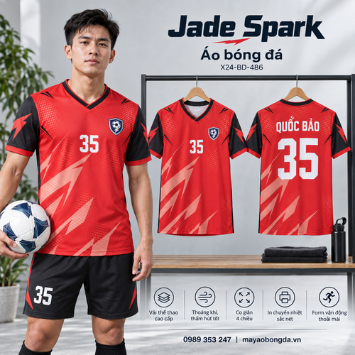 Áo bóng đá x24sport Jade Spark