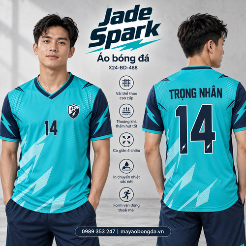 Áo bóng đá x24sport Jade Spark