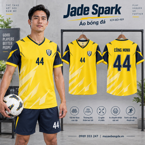 Áo bóng đá x24sport Jade Spark