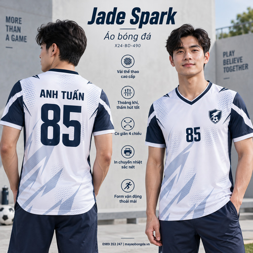 Áo bóng đá x24sport Jade Spark