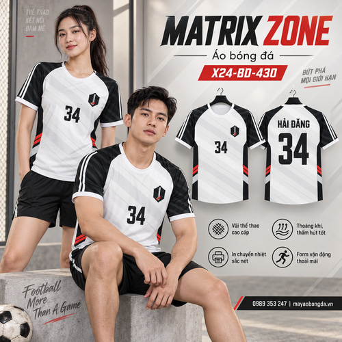 Áo bóng đá x24sport Matrix Zone