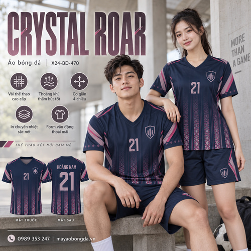 Áo bóng đá x24sport Crystal Roar