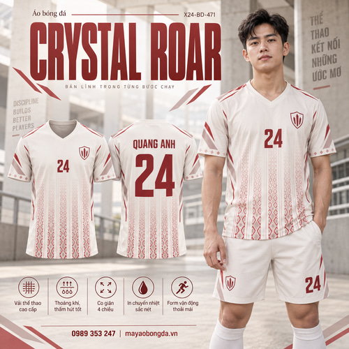 Áo bóng đá x24sport Crystal Roar