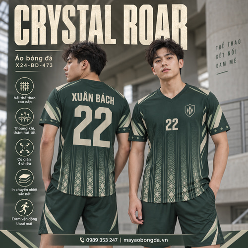 Áo bóng đá x24sport Crystal Roar