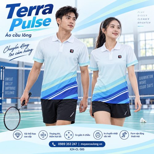 Áo cầu lông x24sport Terra Pulse