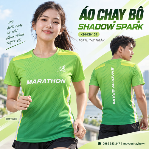 Áo chạy bộ x24sport Shadow Spark