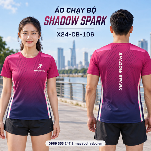 Áo chạy bộ x24sport Shadow Spark