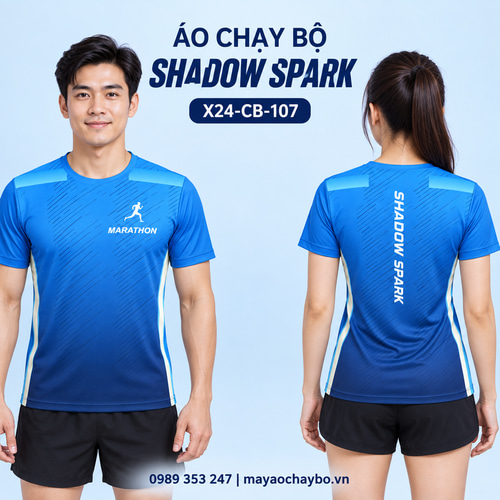 Áo chạy bộ x24sport Shadow Spark