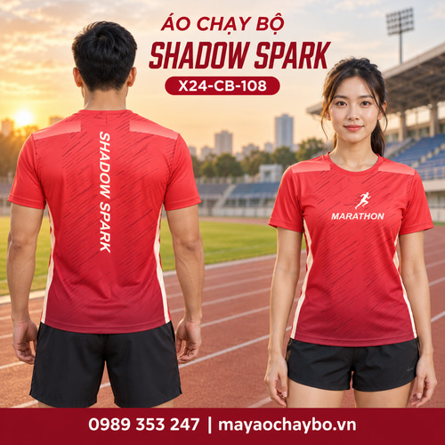 Áo chạy bộ x24sport Shadow Spark