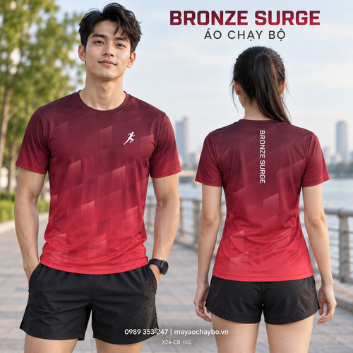 Áo chạy bộ x24sport Bronze Surge