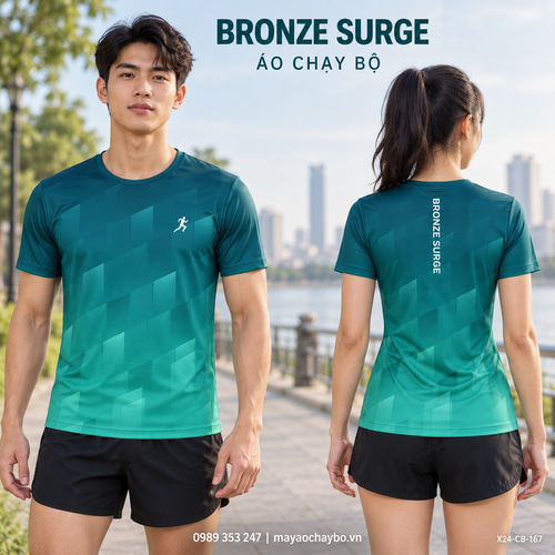 Áo chạy bộ x24sport Bronze Surge