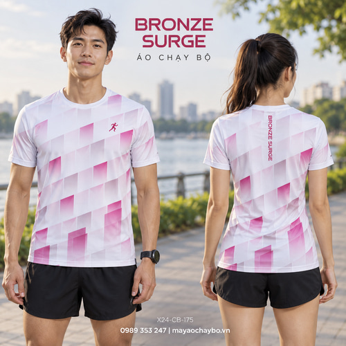 Áo chạy bộ x24sport Bronze Surge