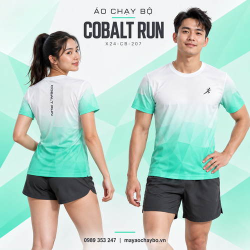 Áo chạy bộ x24sport Cobalt Run