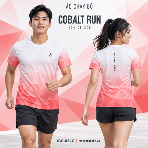 Áo chạy bộ x24sport Cobalt Run