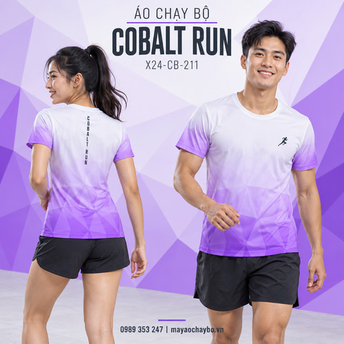Áo chạy bộ x24sport Cobalt Run