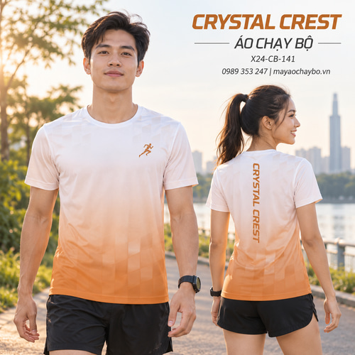 Áo chạy bộ x24sport Crystal Crest