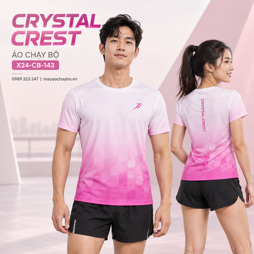 Áo chạy bộ x24sport Crystal Crest