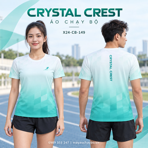 Áo chạy bộ x24sport Crystal Crest