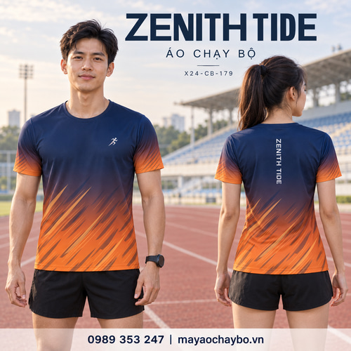 Áo chạy bộ x24sport Zenith Tide