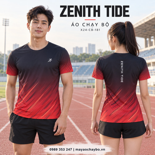 Áo chạy bộ x24sport Zenith Tide