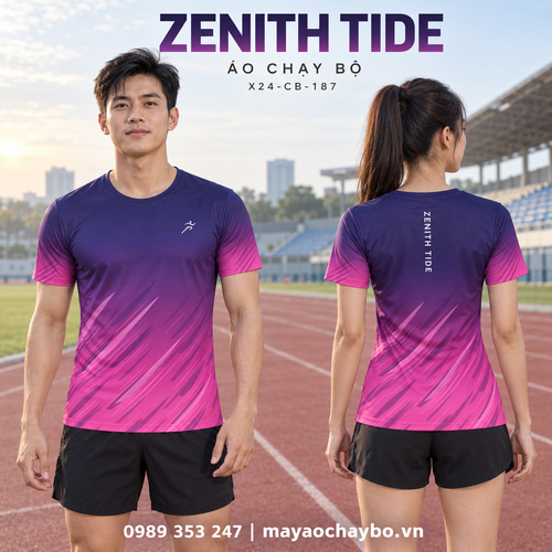 Áo chạy bộ x24sport Zenith Tide