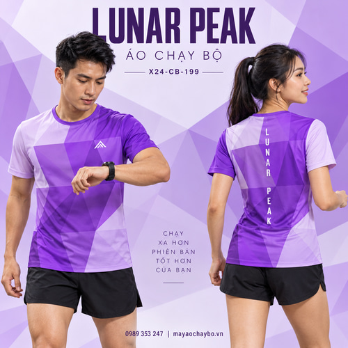 Áo chạy bộ x24sport Lunar Peak