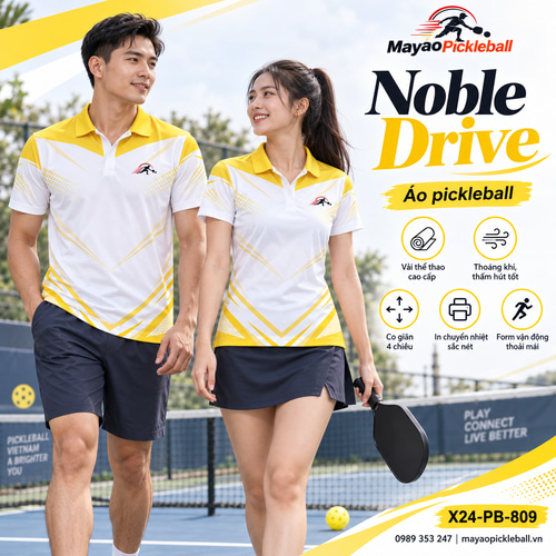 Áo pickleball x24sport Noble Drive