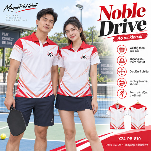 Áo pickleball x24sport Noble Drive