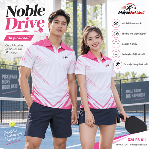 Áo pickleball x24sport Noble Drive