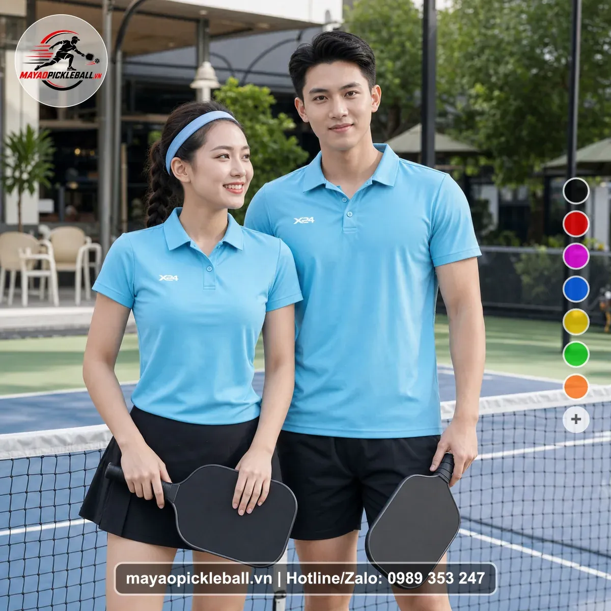 Bộ Quần Áo Pickleball PND-PB-103 Xanh Năng Động