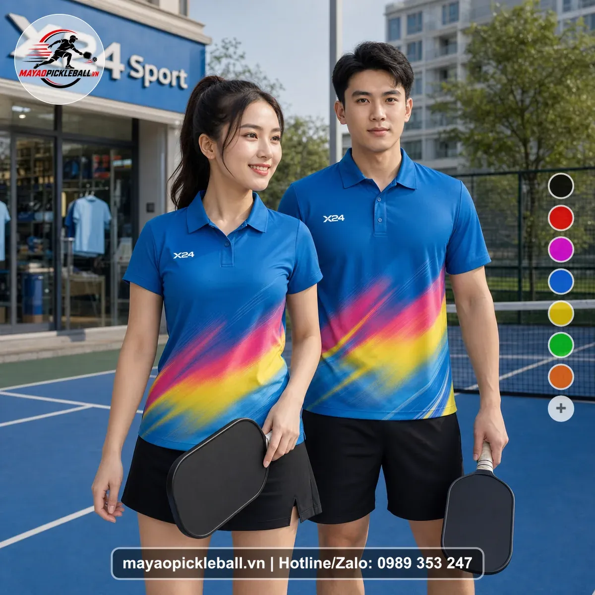 Bộ Quần Áo Pickleball PND-PB-108 Xanh