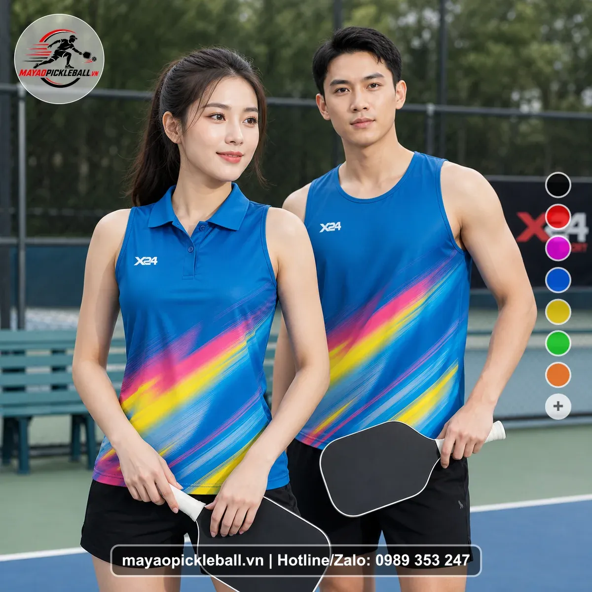 Bộ Quần Áo Pickleball PND-PB-108 Xanh