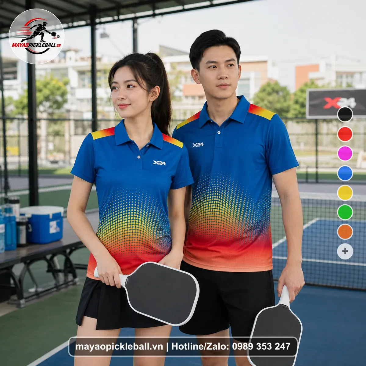 Bộ Quần Áo Pickleball PND-PB-111 Xanh
