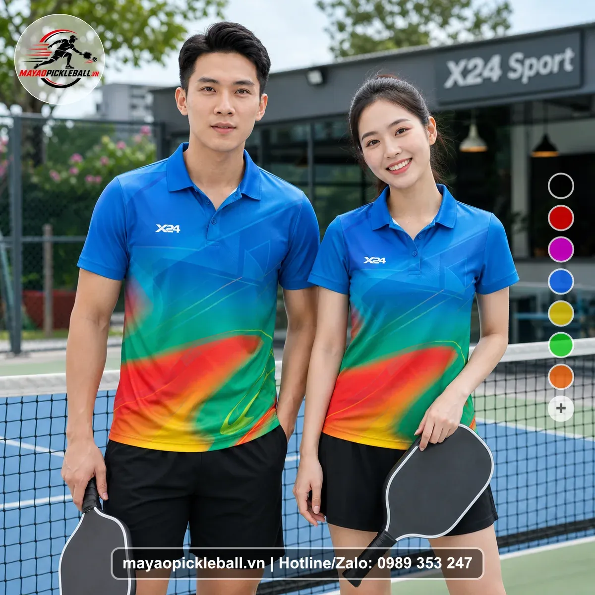 Bộ Quần Áo Pickleball PND-PB-121 Xanh